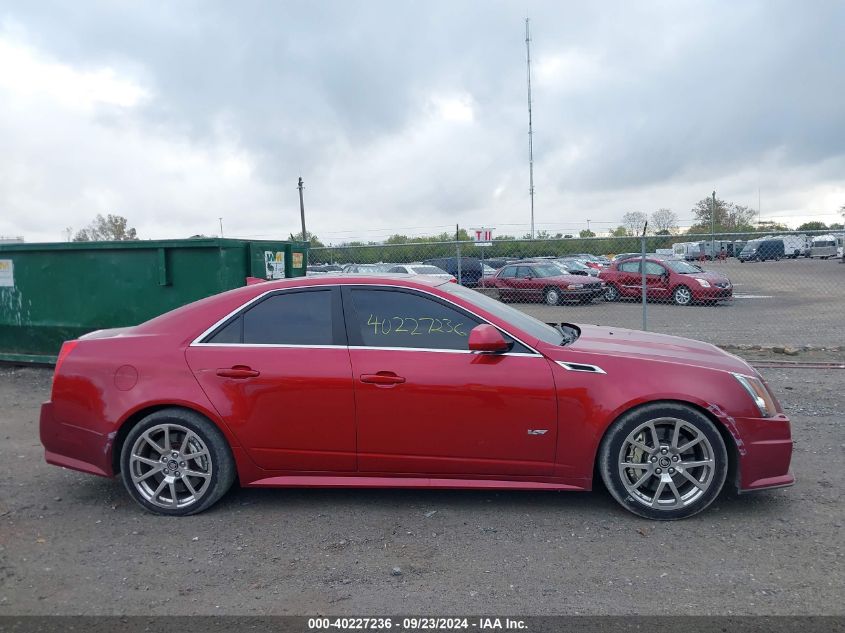 2012 Cadillac Cts-V VIN: 1G6DV5EP1C0149496 Lot: 40227236