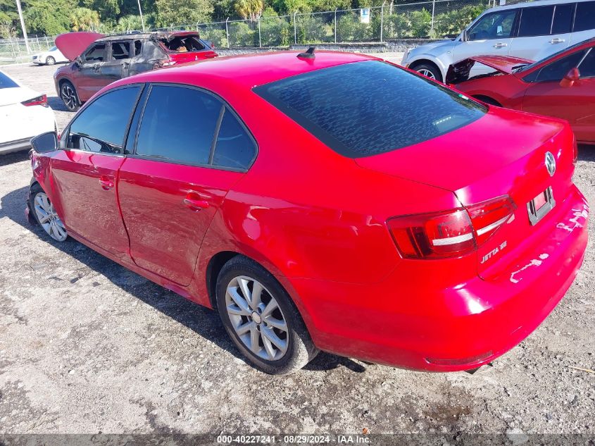 2015 Volkswagen Jetta 1.8T Se VIN: 3VWD17AJ1FM327220 Lot: 40227241