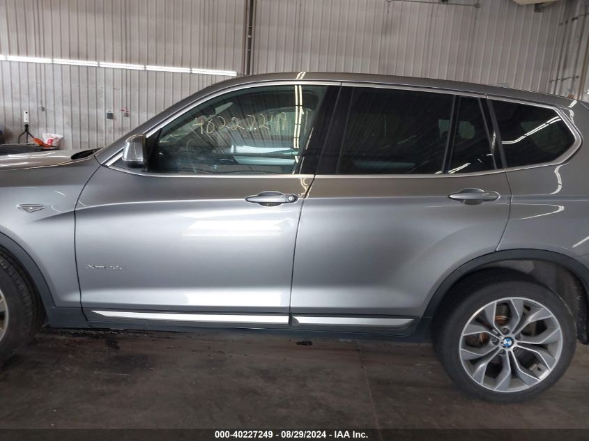 2015 BMW X3 XDRIVE28D - 5UXWY3C51F0E95055