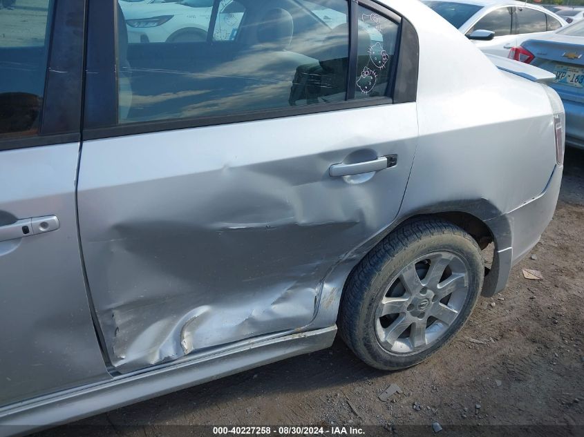 2010 Nissan Sentra 2.0Sr VIN: 3N1AB6AP3AL675278 Lot: 40227258