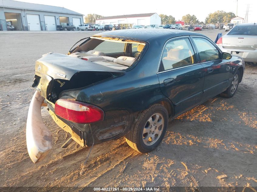 2002 Mazda 626 Lx VIN: 1YVGF22C325298107 Lot: 40227261