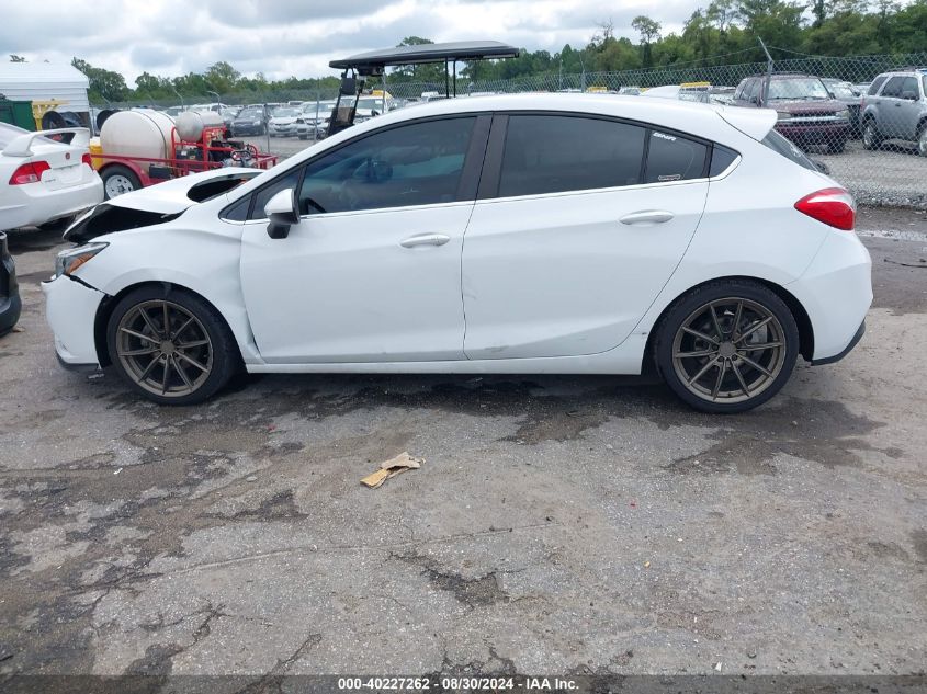 2017 Chevrolet Cruze Lt Auto VIN: 3G1BE6SM4HS595302 Lot: 40227262