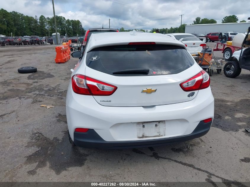 2017 Chevrolet Cruze Lt Auto VIN: 3G1BE6SM4HS595302 Lot: 40227262