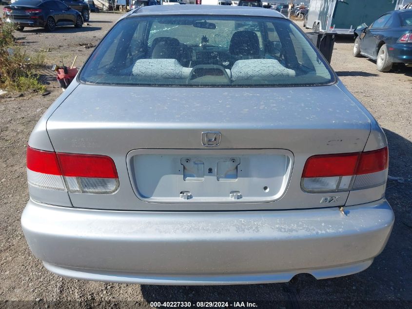 1999 Honda Civic Hx VIN: 1HGEJ7122XL074154 Lot: 40227330