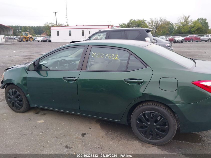 2014 Toyota Corolla Le VIN: 2T1BURHE9EC118871 Lot: 40227332