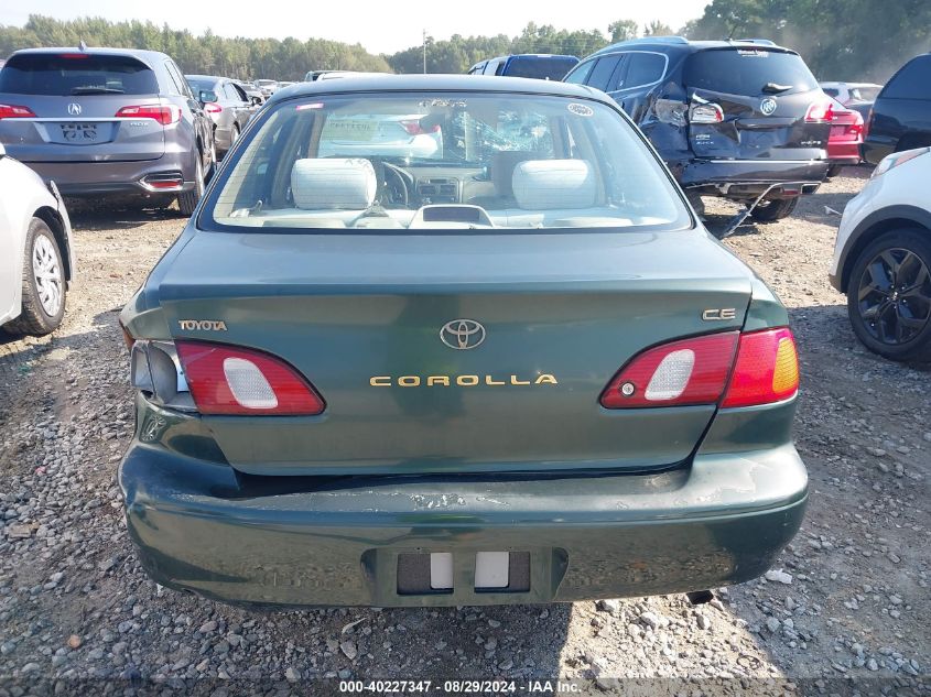 2000 Toyota Corolla Ce VIN: 2T1BR12E7YC308183 Lot: 40227347