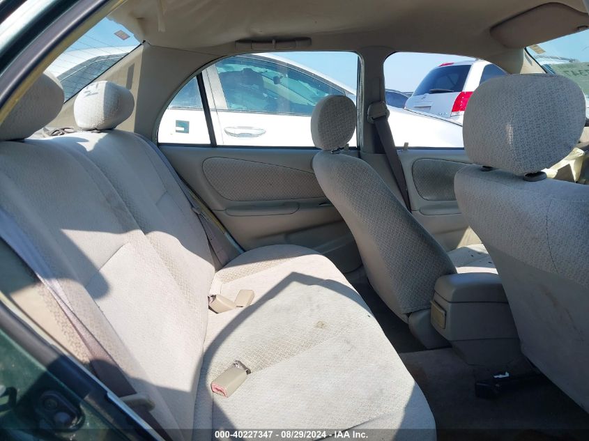 2000 Toyota Corolla Ce VIN: 2T1BR12E7YC308183 Lot: 40227347