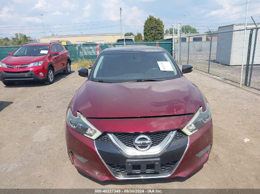 2016 Nissan Maxima 3.5 Sl VIN: 1N4AA6AP7GC425679 Lot: 40227349