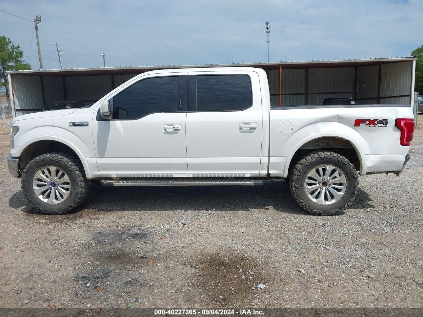 2015 Ford F-150 Lariat VIN: 1FTEW1EF6FKD32870 Lot: 40227365