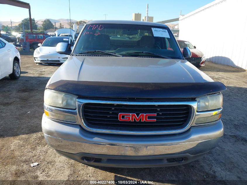 2002 GMC Sierra 1500 Sle VIN: 2GTEC19V721137459 Lot: 40227400