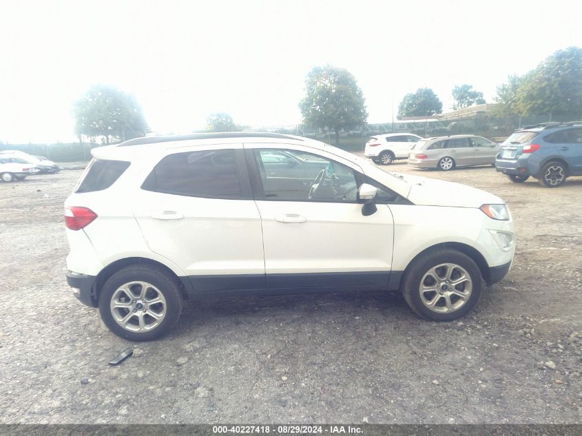 2019 Ford Ecosport Se VIN: MAJ6S3GLXKC277008 Lot: 40227418