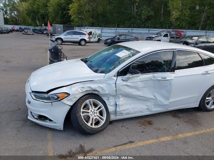 2018 Ford Fusion Se VIN: 3FA6P0HD2JR175791 Lot: 40227421