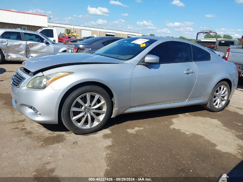 2011 Infiniti G37X VIN: JN1CV6ELXBM263552 Lot: 40227426