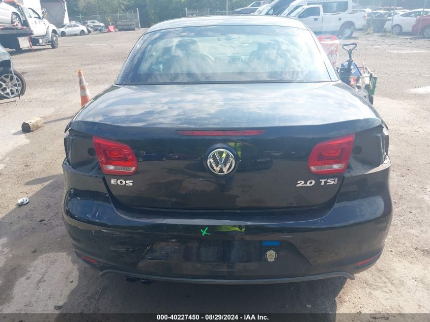 2013 Volkswagen Eos Lux VIN: WVWFW8AH7DV002624 Lot: 40227450