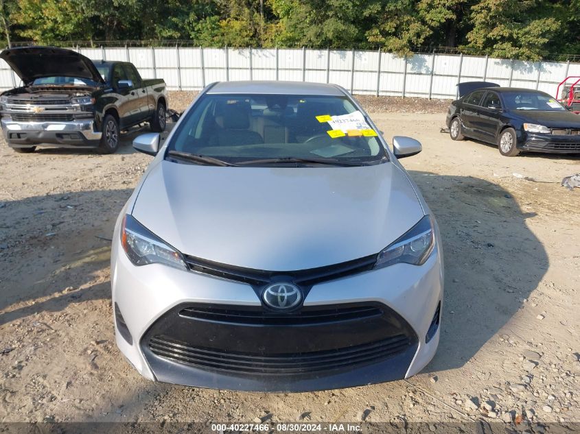 2019 Toyota Corolla Le VIN: 2T1BURHE6KC208698 Lot: 40227466