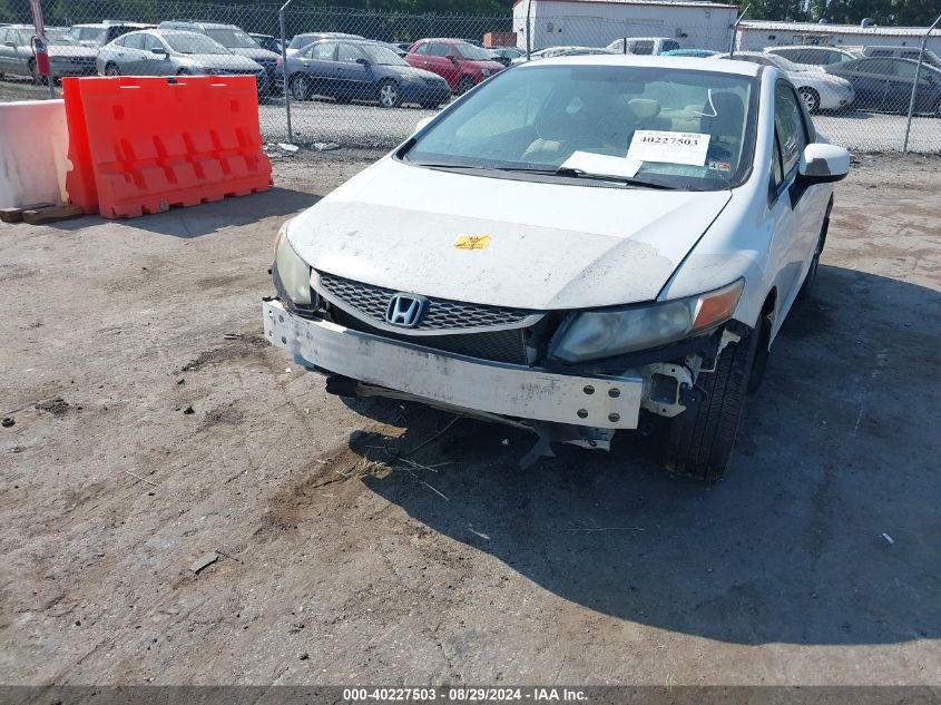 2012 Honda Civic Lx VIN: 2HGFG3B58CH532887 Lot: 40227503