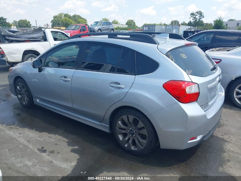 2016 Subaru Impreza 2.0I Sport Limited VIN: JF1GPAU65GH297587 Lot: 40227548