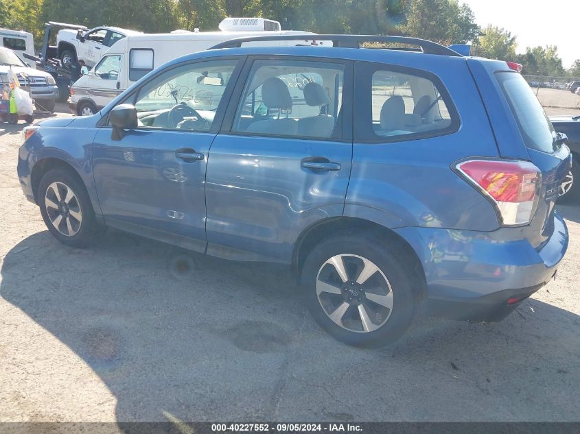 2017 Subaru Forester 2.5I VIN: JF2SJABC9HH425752 Lot: 40227552