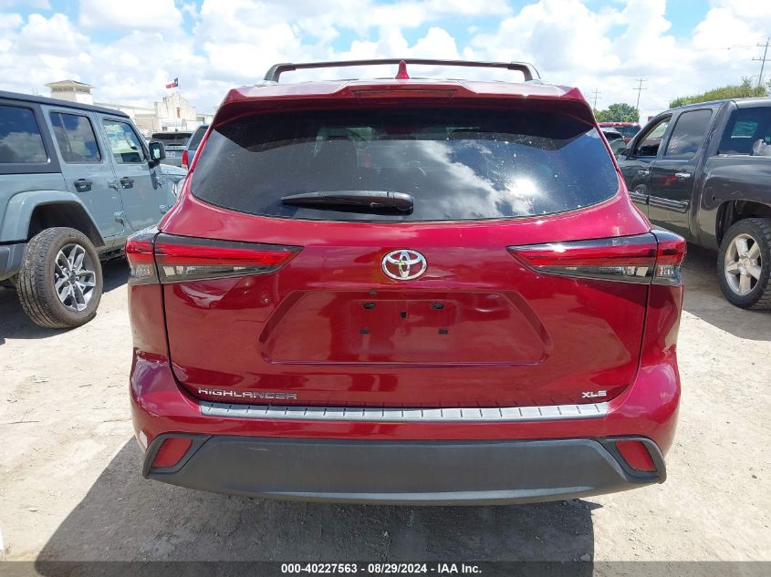 2021 Toyota Highlander Xle VIN: 5TDGZRAH4MS081214 Lot: 40227563