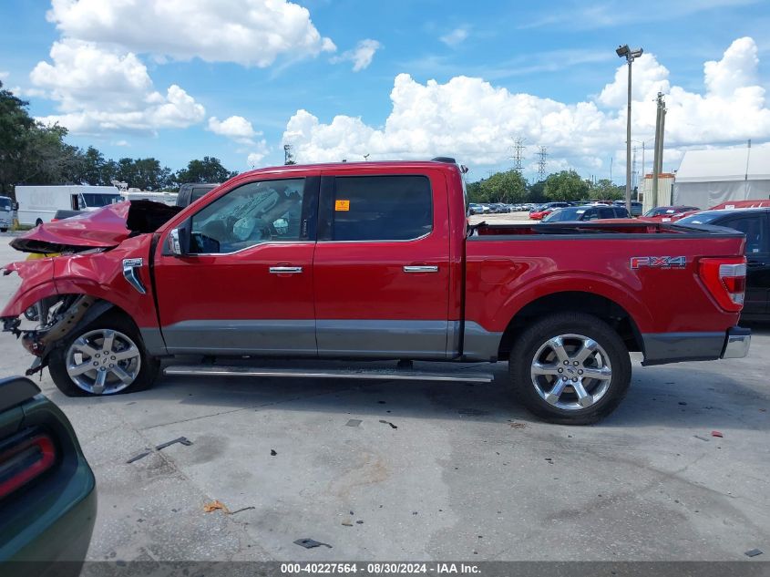 2023 Ford F-150 Lariat VIN: 1FTFW1E83PFA49665 Lot: 40227564