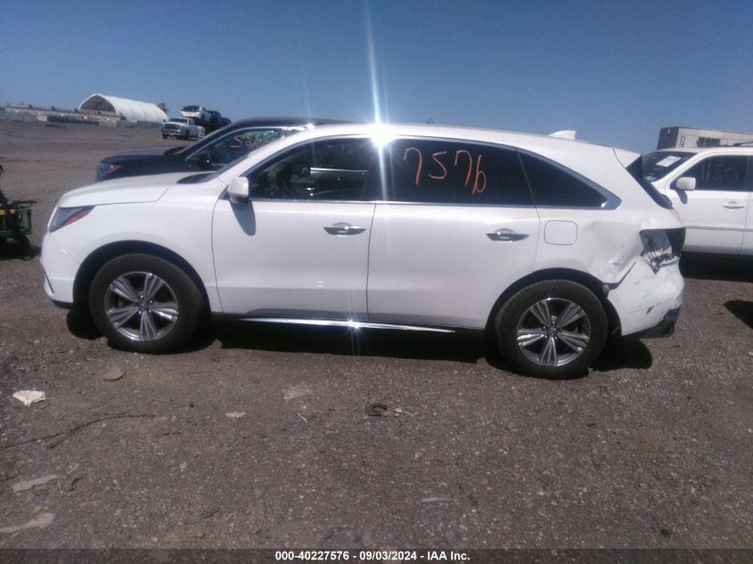 2020 Acura Mdx Standard VIN: 5J8YD4H35LL041578 Lot: 40227576