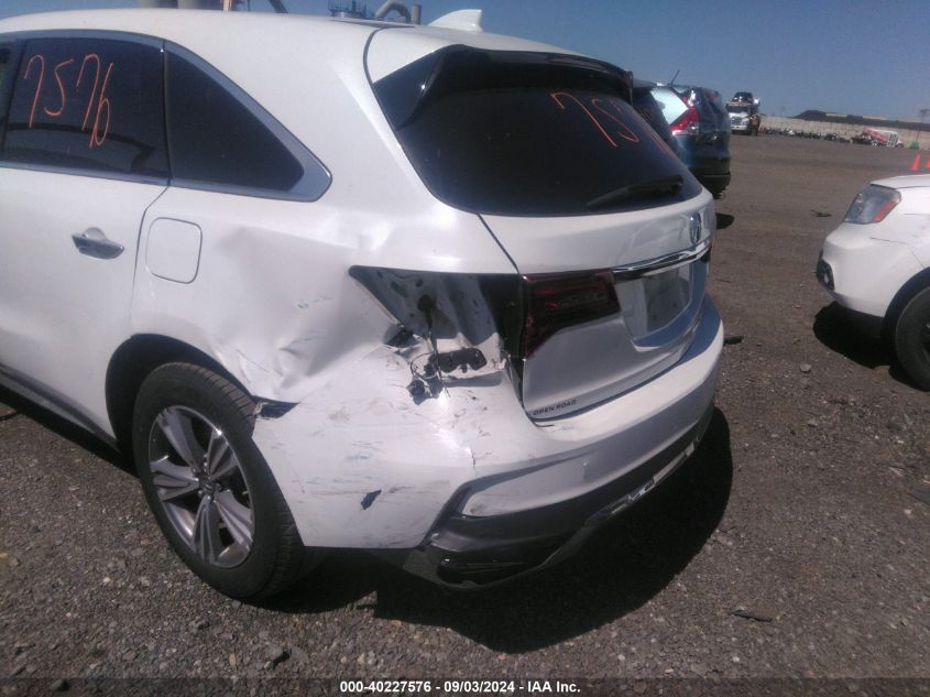 2020 Acura Mdx Standard VIN: 5J8YD4H35LL041578 Lot: 40227576