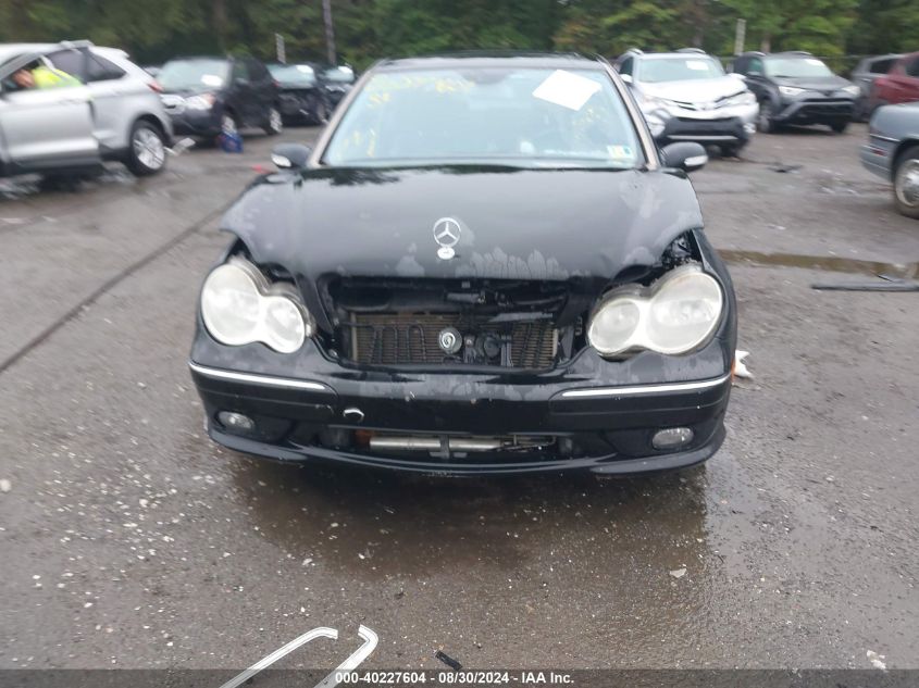 2007 Mercedes-Benz C 230 Sport VIN: WDBRF52HX7F908340 Lot: 40227604