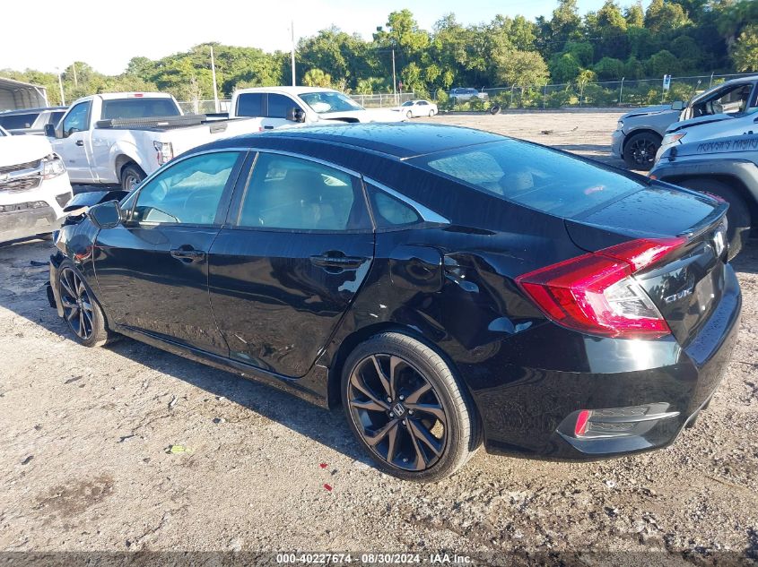 2019 Honda Civic Sport VIN: 2HGFC2F84KH597227 Lot: 40227674