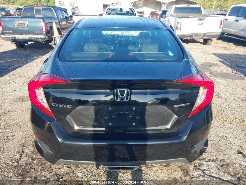 2019 Honda Civic Sport VIN: 2HGFC2F84KH597227 Lot: 40227674