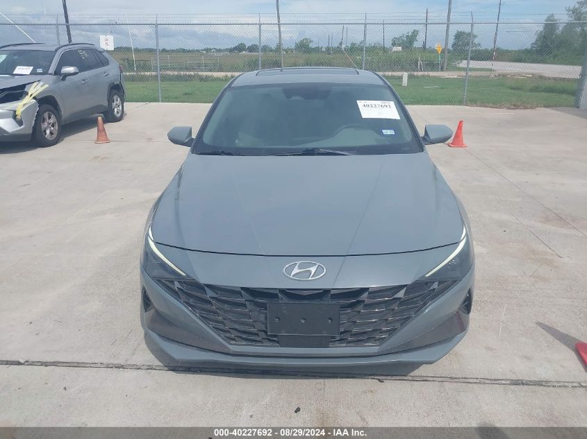 2022 Hyundai Elantra Sel VIN: KMHLN4AG0NU345879 Lot: 40227692