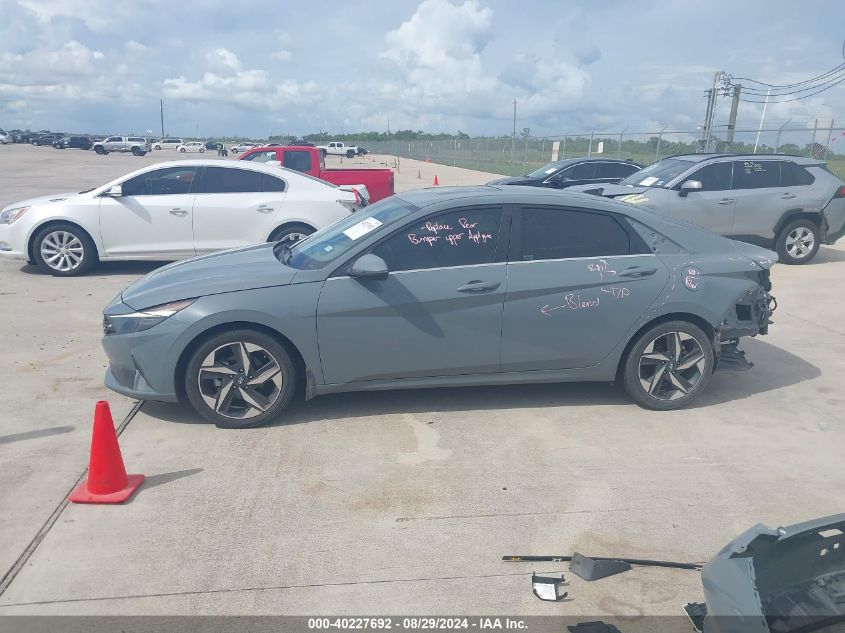 2022 Hyundai Elantra Sel VIN: KMHLN4AG0NU345879 Lot: 40227692