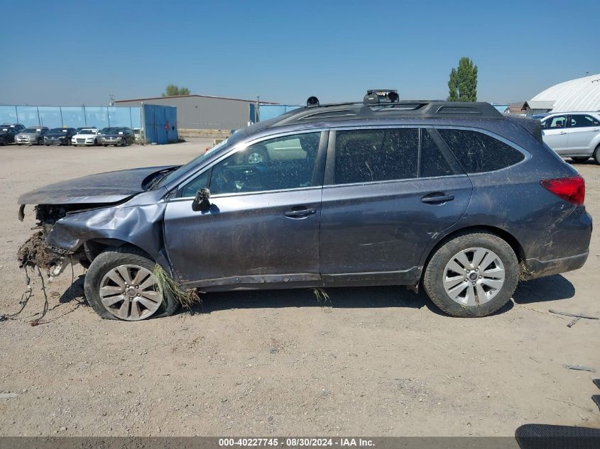 2016 Subaru Outback 2.5I Premium VIN: 4S4BSACC8G3276400 Lot: 40227745