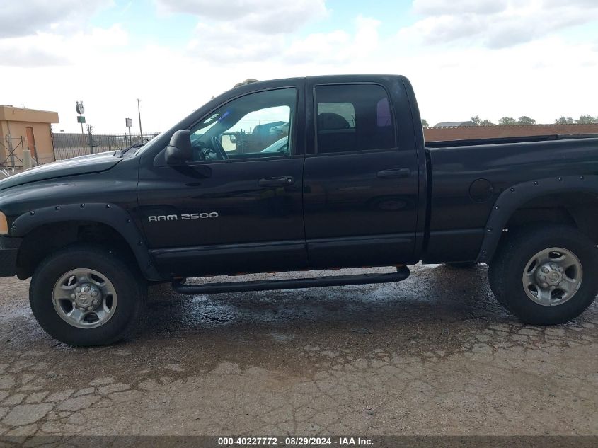 2003 Dodge Ram 2500 Slt/Laramie/St VIN: 3D7KU28C93G842879 Lot: 40227772