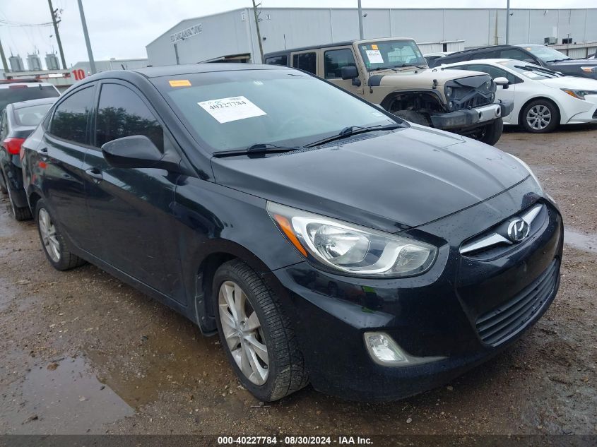 2013 Hyundai Accent Gls VIN: KMHCU4AE7DU289438 Lot: 40227784