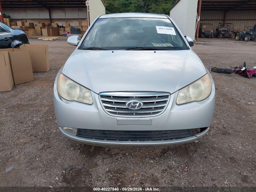 2010 Hyundai Elantra Gls VIN: KMHDU4AD7AU855640 Lot: 40227840