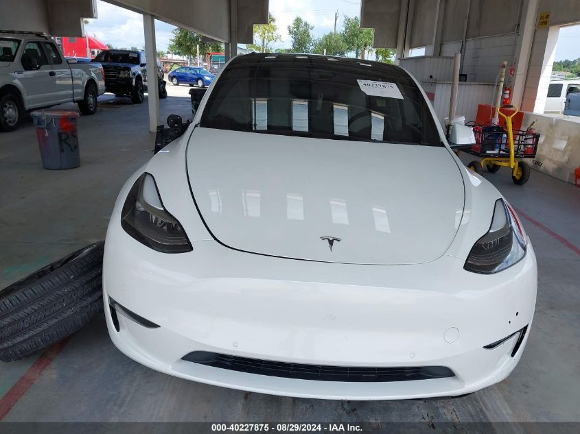 2022 Tesla Model Y Performance Dual Motor All-Wheel Drive VIN: 7SAYGDEF4NF456484 Lot: 40227875