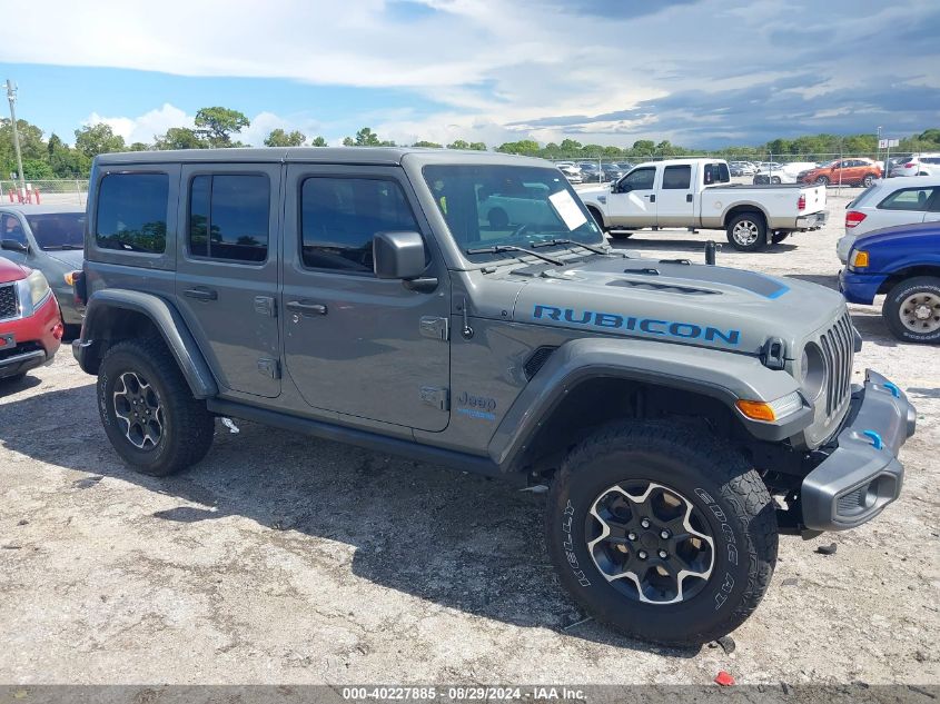 2021 Jeep Wrangler 4Xe Unlimited Rubicon 4X4 VIN: 1C4JJXR63MW743207 Lot: 40227885