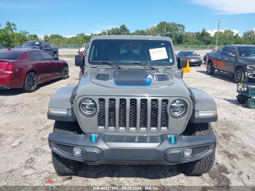 2021 Jeep Wrangler 4Xe Unlimited Rubicon 4X4 VIN: 1C4JJXR63MW743207 Lot: 40227885