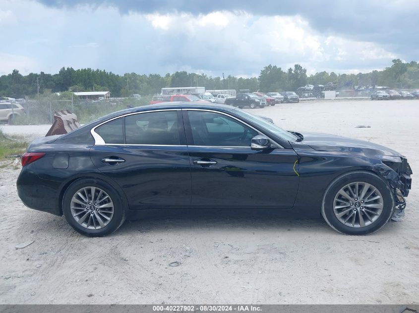 2021 Infiniti Q50 Luxe VIN: JN1EV7BP6MM705106 Lot: 40227902