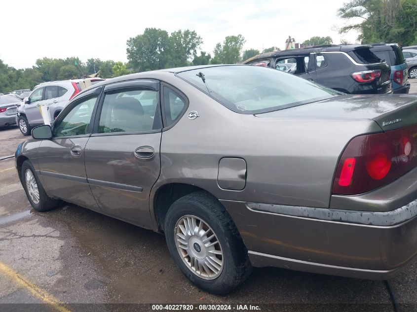 2001 Chevrolet Impala VIN: 2G1WF55E619294711 Lot: 40227920