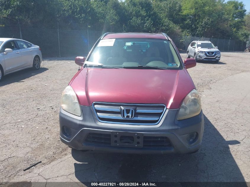 2006 Honda Cr-V Ex VIN: SHSRD78816U425129 Lot: 40227921