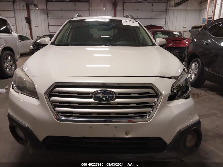 2017 Subaru Outback 2.5I Premium VIN: 4S4BSAFCXH3244125 Lot: 40227960