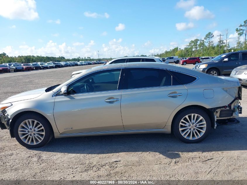 2014 Toyota Avalon Hybrid Limited VIN: 4T1BD1EB4EU019286 Lot: 40227969