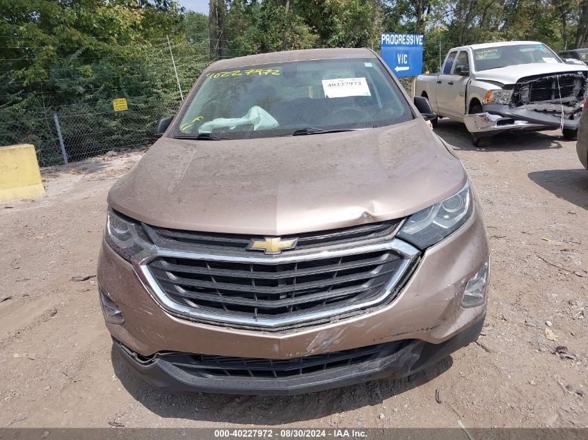 2019 Chevrolet Equinox Ls VIN: 2GNAXHEV6K6120390 Lot: 40227972