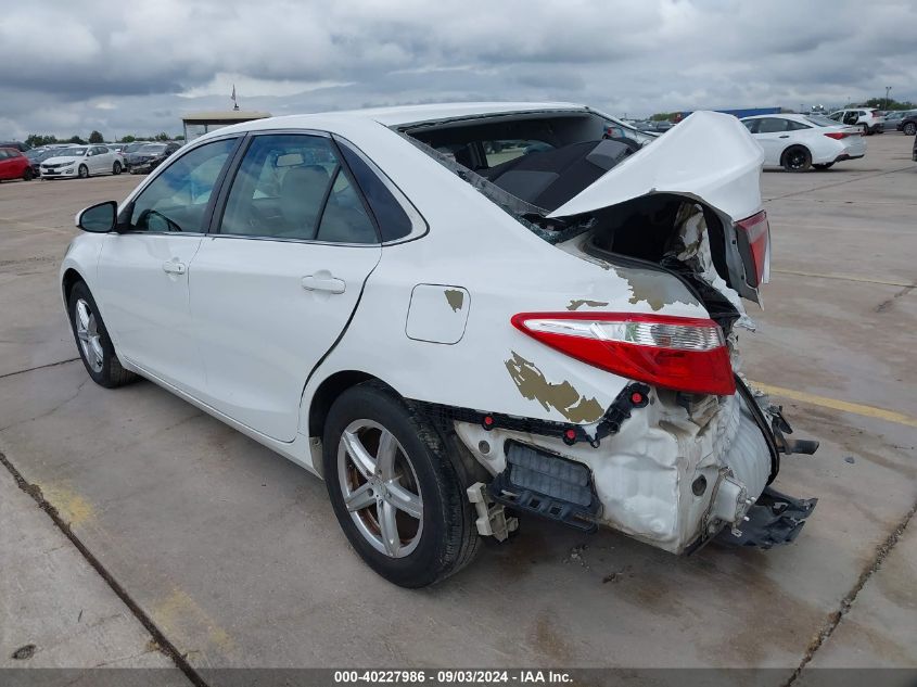 2015 Toyota Camry Le VIN: 4T4BF1FK0FR496992 Lot: 40227986