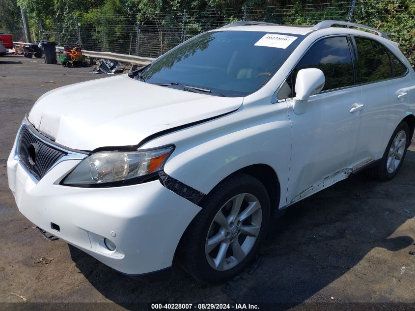 2010 Lexus Rx 350 VIN: JTJZK1BA9A2406441 Lot: 40228007