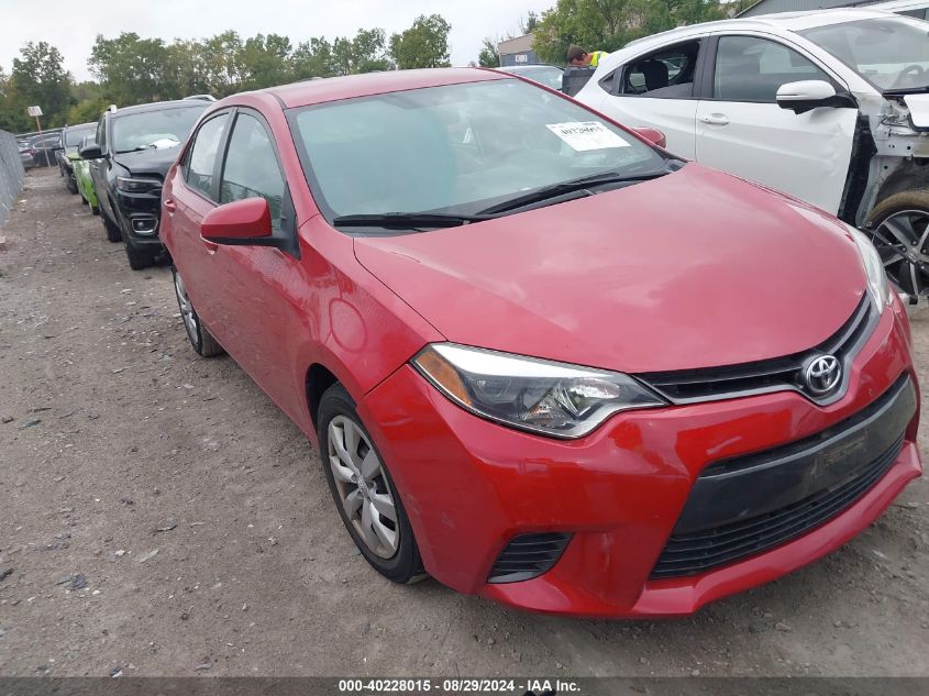 2016 TOYOTA COROLLA LE - 2T1BURHE7GC683445