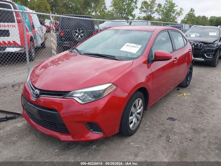 2016 TOYOTA COROLLA LE - 2T1BURHE7GC683445