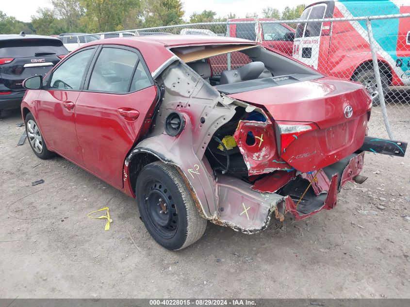 2016 TOYOTA COROLLA LE - 2T1BURHE7GC683445