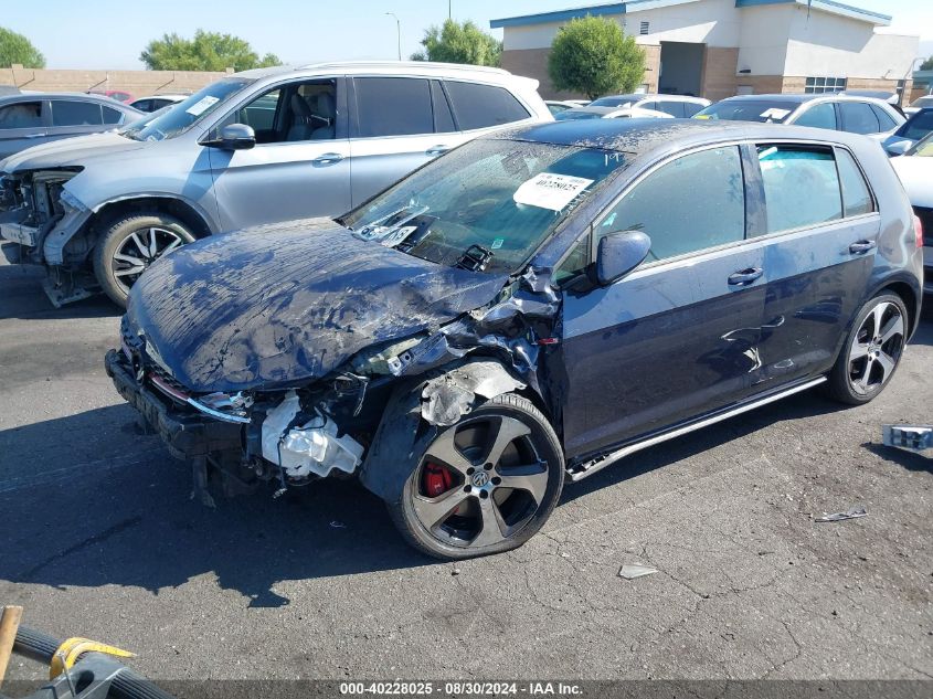 2019 Volkswagen Golf Gti 2.0T Autobahn/2.0T Rabbit Edition/2.0T S/2.0T Se VIN: 3VW6T7AU1KM032481 Lot: 40228025